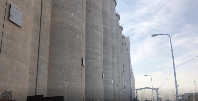 Terör örgütü PKK/YPG'nin silah ve mühimmatları sakladığı Aliye siloları. Fotoğraf: TRT Haber