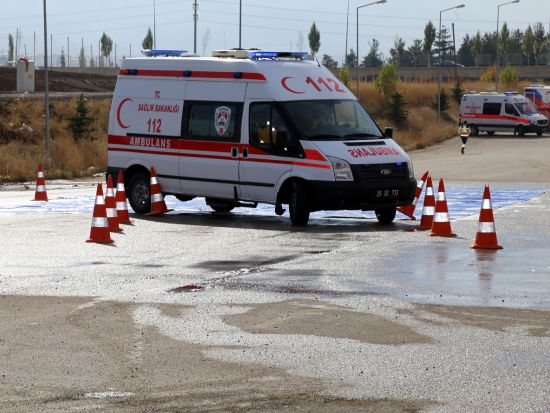 112'nin usta şoförleri kışa hazır