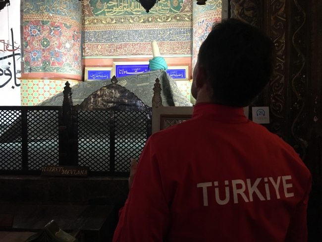 Ampute Milli Takımı, Mevlana Müzesi'ni ziyaret etti