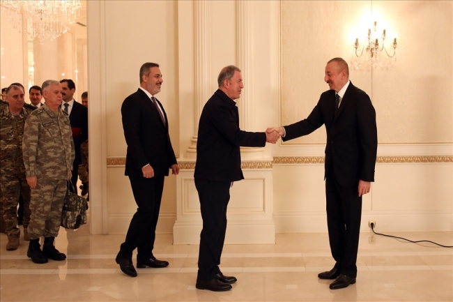 Türk heyetten İlham Aliyev'e tebrik ziyareti