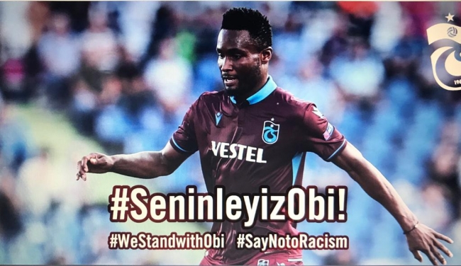 Trabzonspor'dan, Obi Mikel'e ırkçı saldırılara suç duyurusu