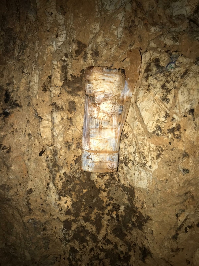 Tespit edilen patlayıcılar ekipler tarafından imha edildi - Fotoğraf: AA