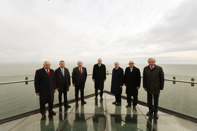 Cumhurbaşkanı Erdoğan Demokrasi ve Özgürlükler Adası'nda