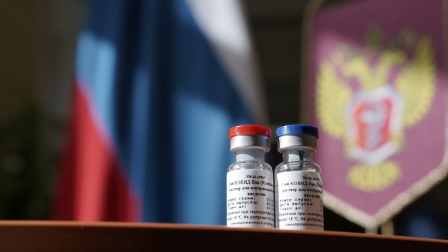 Rusya Sağlık Bakanlığı, tescillenen aşının fotoğraflarını resmi internet sayfasından paylaştı - Fotoğraf: AA