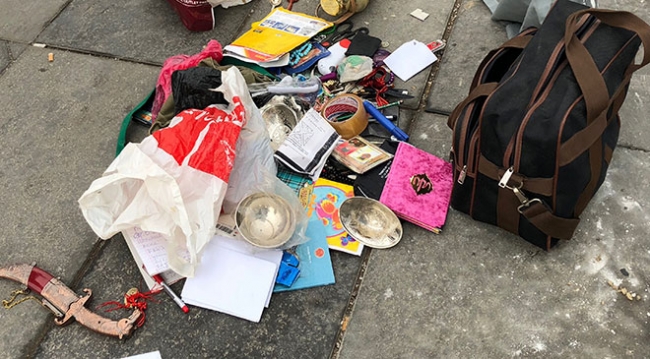 Başkent'te şüpheli çanta paniği