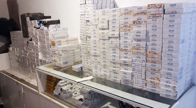 Ankara'da kaçak sigara çetesine operasyon: 7 gözaltı