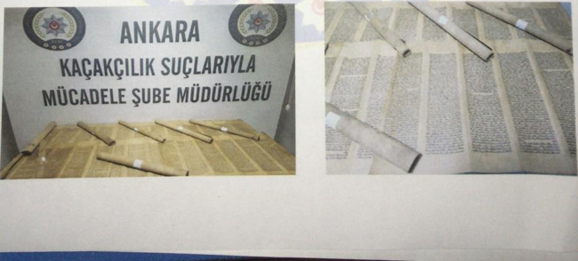 Ankara'da tarihi eser kaçakçıları yakalandı