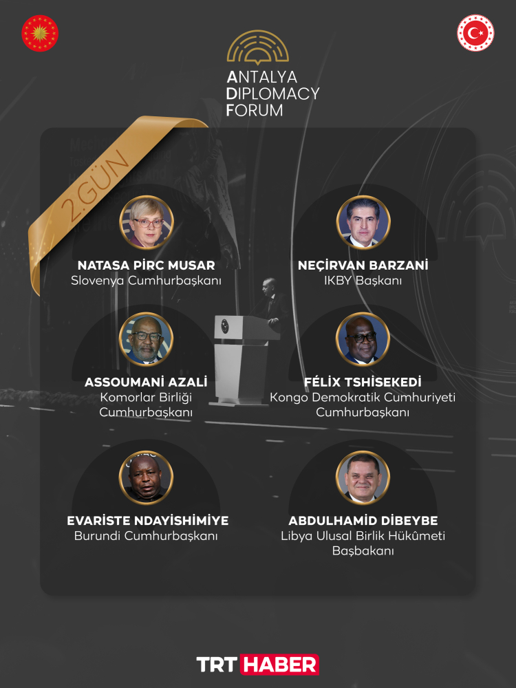 Cumhurbaşkanı Erdoğan'dan Antalya Diplomasi Forumu'nda yoğun diplomasi trafiği