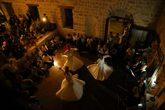 Antalya Mevlevihanesi'nde 90 yıl sonra ilk sema gerçekleşti