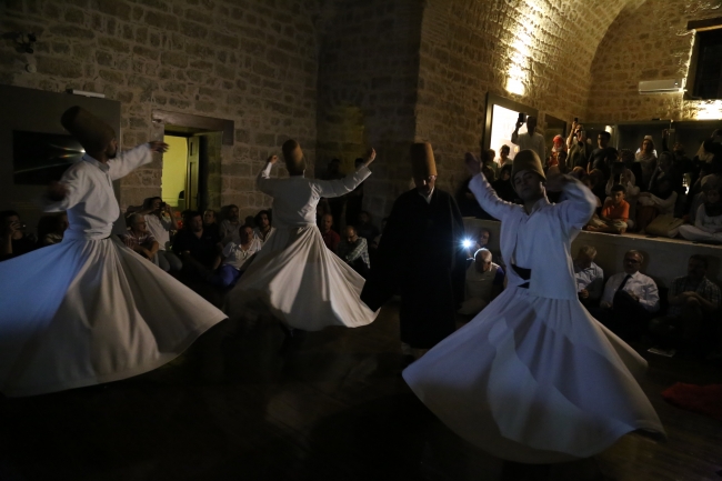 Antalya Mevlevihanesi'nde 90 yıl sonra ilk sema gerçekleşti