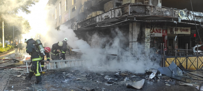 Antalya'da restoran yangını