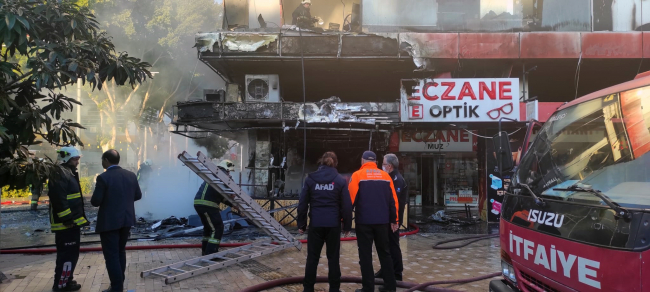 Antalya'da restoran yangını
