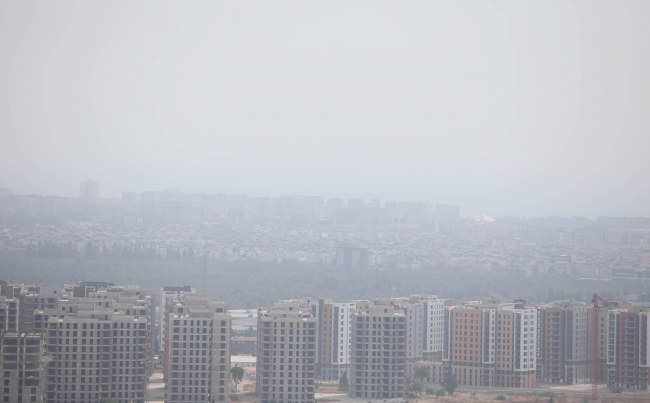 Antalya'yı nem bulutları kapladı