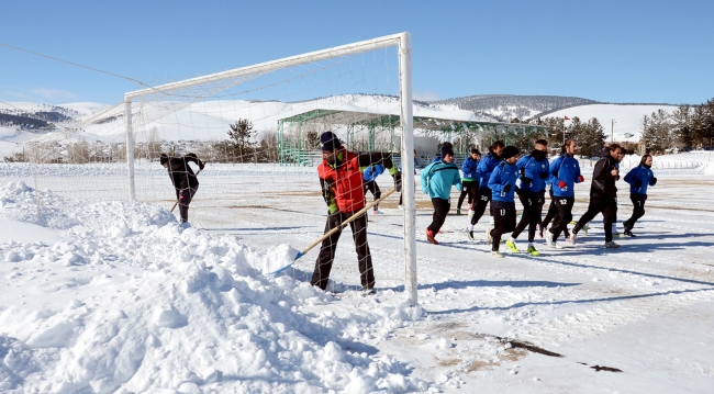 Sıfırın altında 20 derecede antrenman