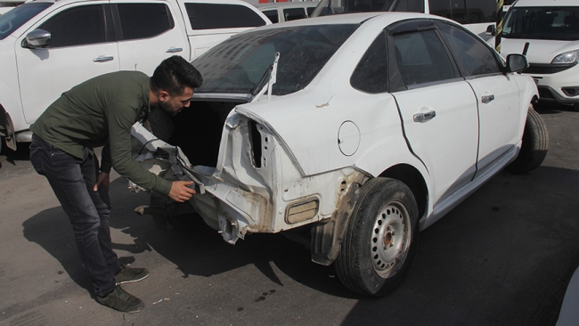 Çalınan otomobilinin bulunduğuna sevinemedi