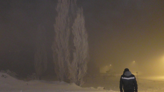 Doğu Anadolu'da her yer buz tuttu