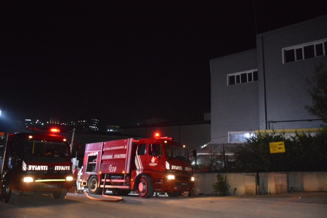 Ambalaj fabrikasında yangın