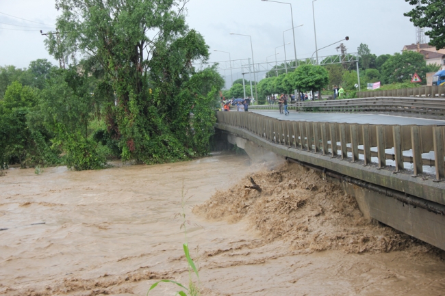 Son 24 saatte Karadeniz'de en fazla yağış Bafra'ya düştü