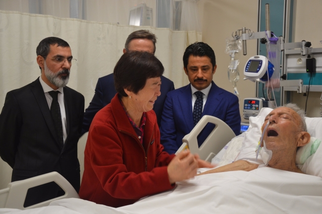 Koreli "Ayla" gazi babasını ziyarette duygusal anlar yaşadı