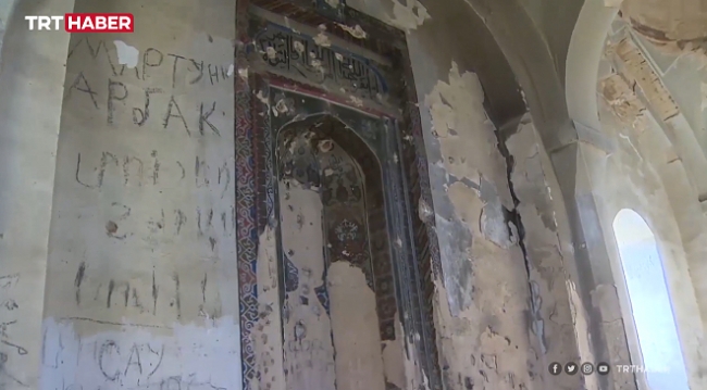 TRT Haber, Ağdam'daki tahribatı görüntüledi