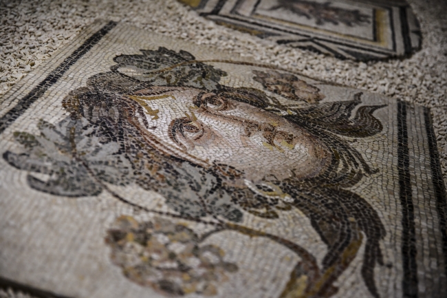 "Çingene Kızı" Zeugma Mozaik Müzesi'nde