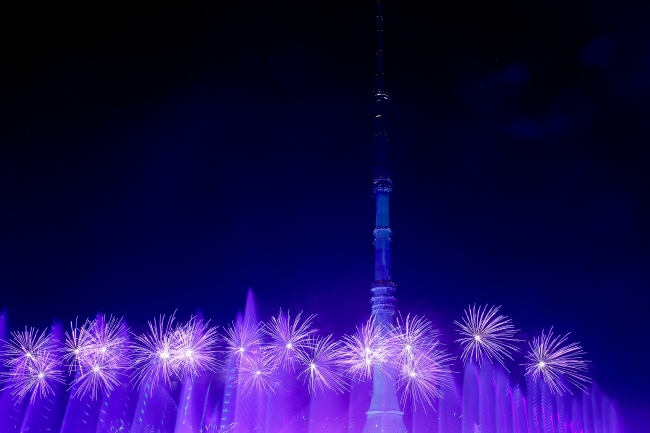 Moskova'da Uluslararası Işık Festivali