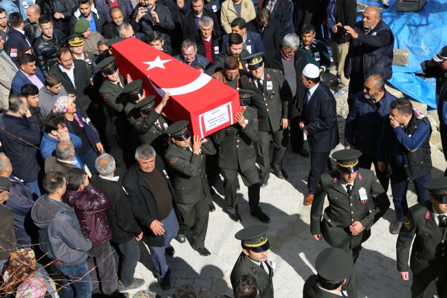 Afrin şehidi Ünlü, son yolculuğuna uğurlandı