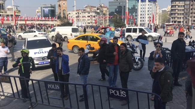 Taksim’de otele pompalı tüfekle saldırı