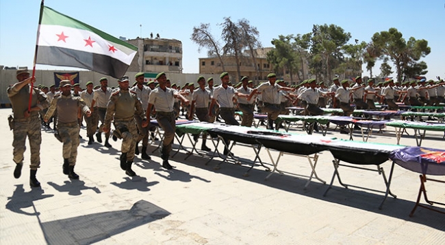 El Bab'da 450 polis daha göreve hazır