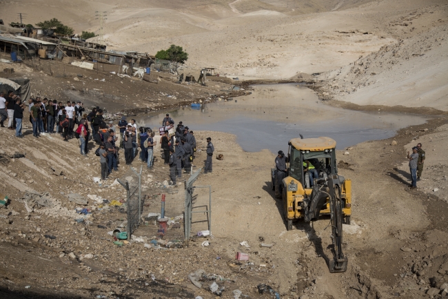 İsrail'den Han el-Ahmer protestosuna sert müdahale