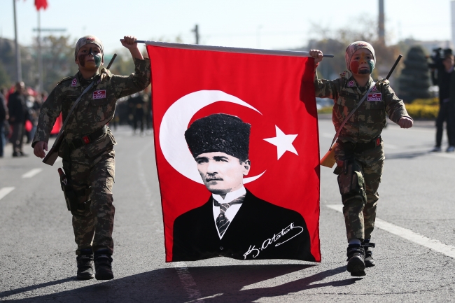 Cumhuriyetin 95. yılı kutlandı