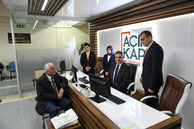 Vatandaş 'Açık kapı' hizmetinden memnun kaldı