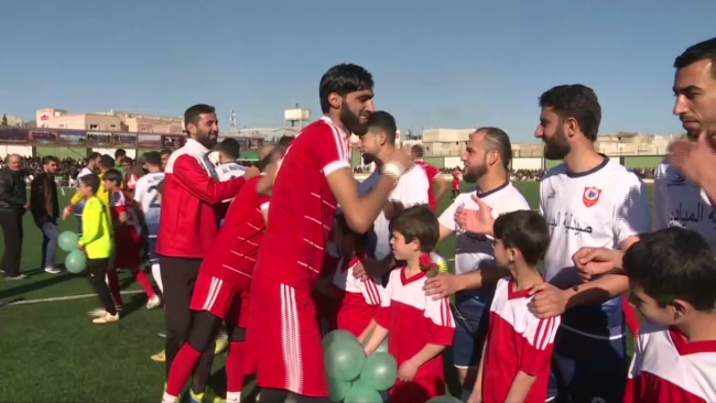 El Bab’da terörün izleri futbolla siliniyor