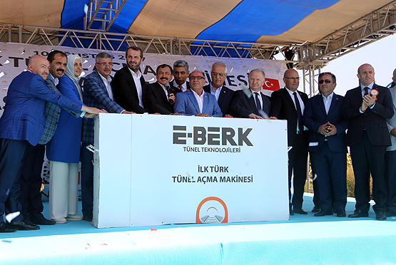 İlk yerli tünel açma makinesi faaliyete geçti