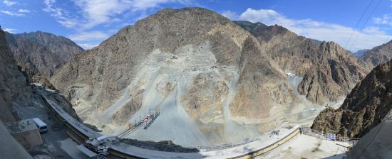 Dünyanın 3'üncü en yüksek barajında çalışmalar yarılandı