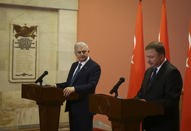 Başbakan Yıldırım ile Belarus Başbakanı Kobyakov'dan ticari ilişkileri geliştirme vurgusu