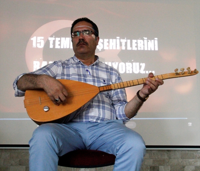 15 Temmuz'u unutturmamak için beste yaptı