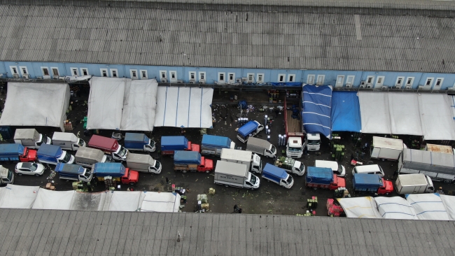 Bayrampaşa Sebze Hali'nde yoğunluk