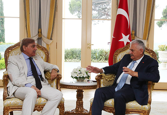 Yıldırım-Şerif görüşmesinde Pencap ile iş birliği konuları ele alındı