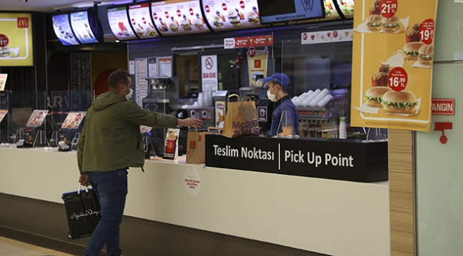 Başkentte restoran ve kafeler paket servis ve gel-al hizmeti veriyor