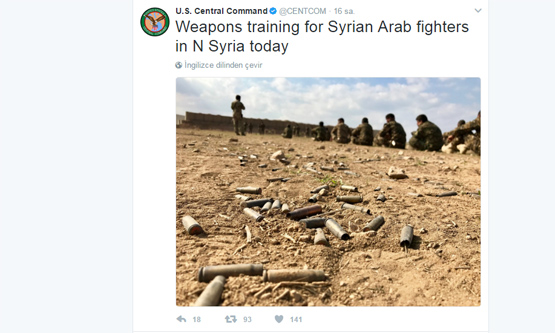 CENTCOM, Suriye’deki silah yardımlarının fotoğraflarını paylaştı