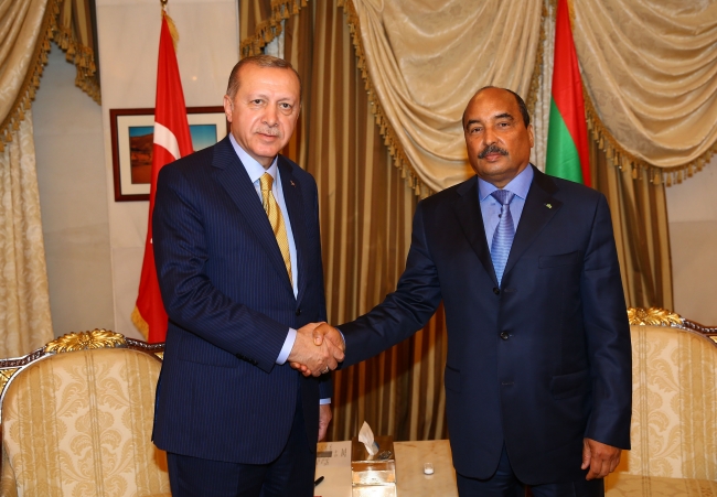 Cumhurbaşkanı Erdoğan, Moritanyalı mevkidaşı Abdulaziz ile görüştü