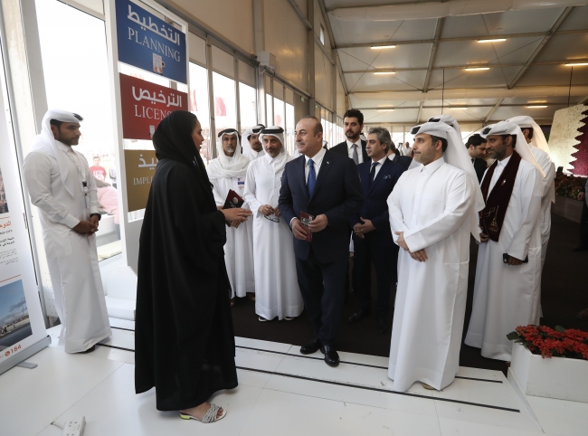 Dışişleri Bakanı Çavuşoğlu'ndan Doha'da diplomasi trafiği