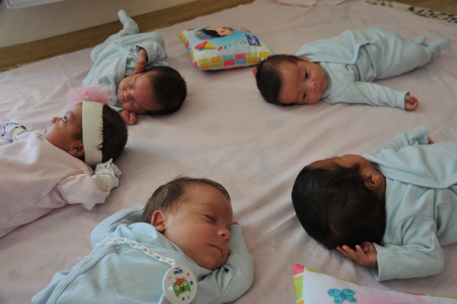 Gaziantepli beşizler evlerine dönüş yaptı