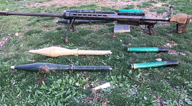 Afrin'de yasaklı anti-personel mayınları ele geçirildi