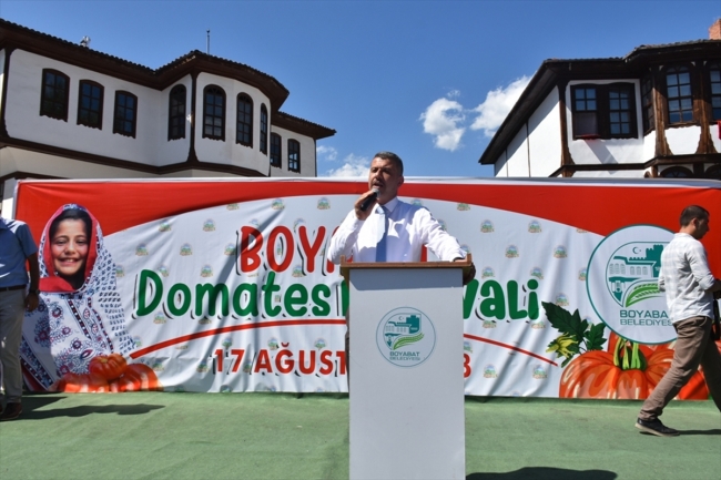 Boyabat'ta "2. Domates Festivali" gerçekleştirildi