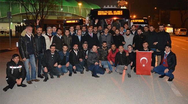 Özel Halk Otobüsleri şoförleri Afrin için kornaya bastı