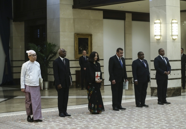 Cumhurbaşkanı Erdoğan büyükelçileri kabul etti