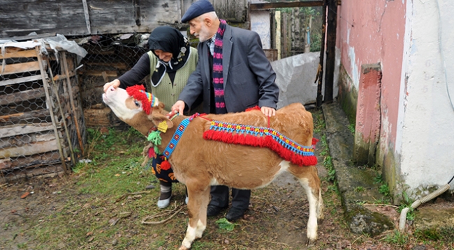60 yıllık eşine sevgililer günü sürprizi