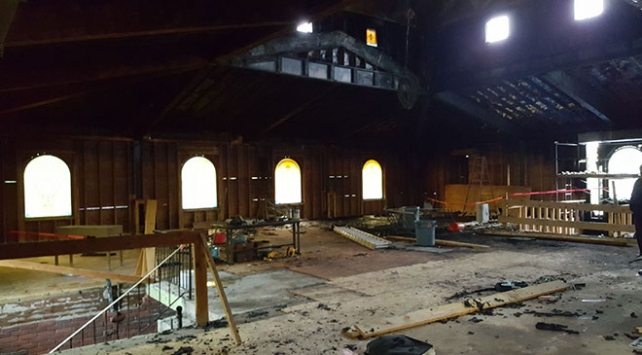 ABD'de kundaklanan Diyanet Camii için yardım kampanyası